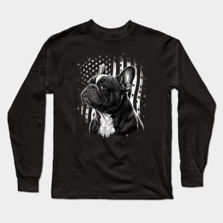 French Bulldog 4th of July Long Sleeve T-Shirt